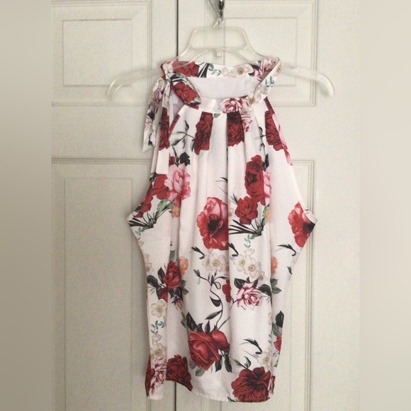 Tops - Floral Halter Top